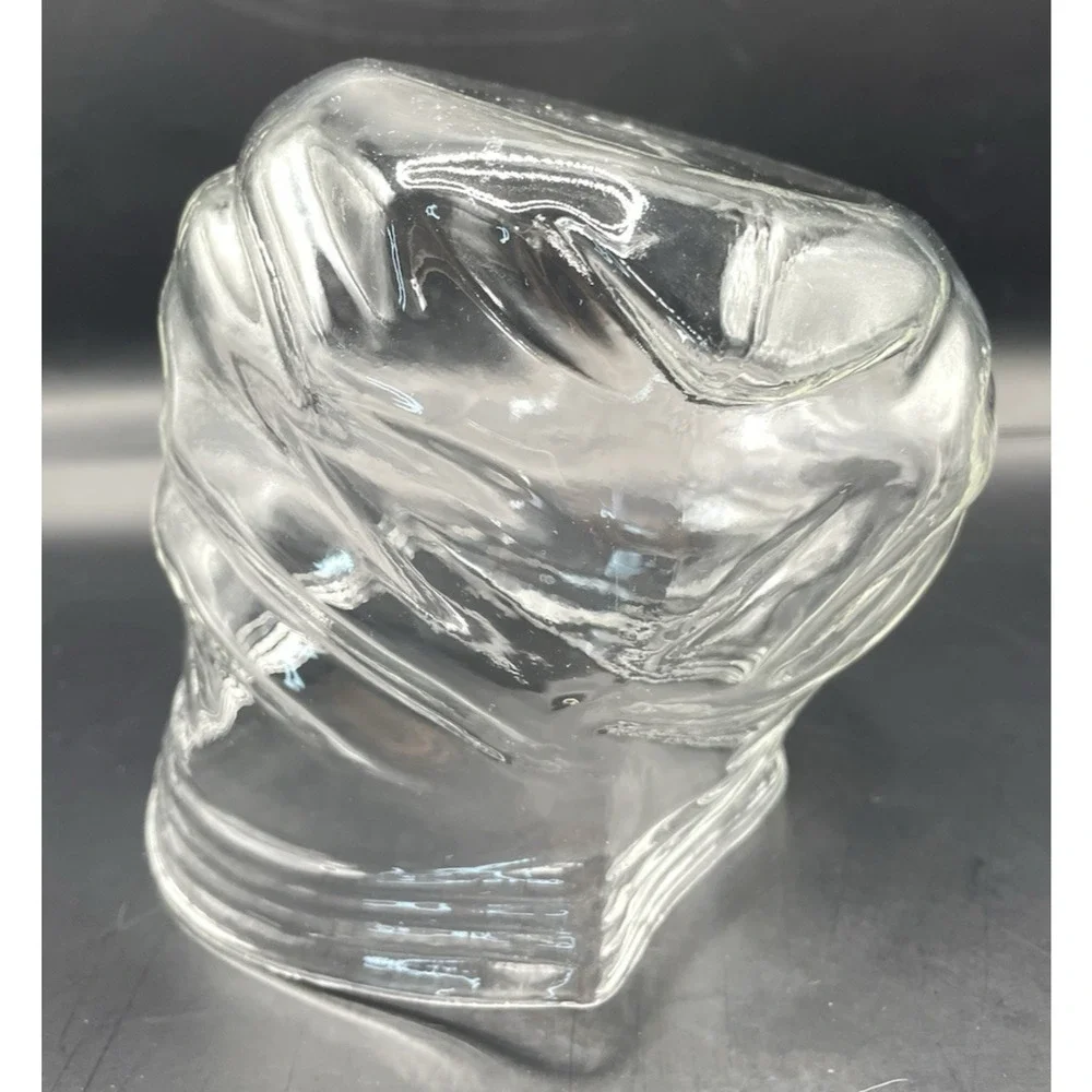 Dainty Realistic Unzipped Glass Sack Bag/Bowl/Jar